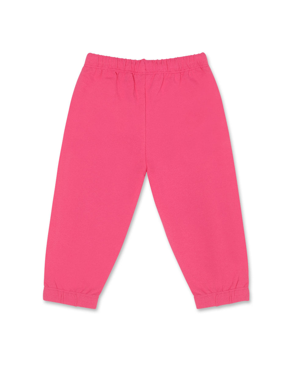 Pantalón felpa fucsia niña Hip Hip Hooray!