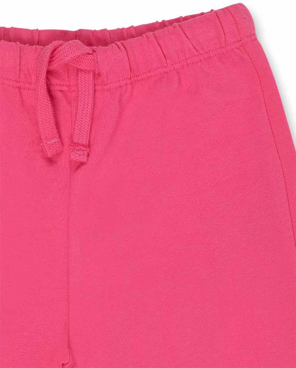 Pantalón felpa fucsia niña Hip Hip Hooray!