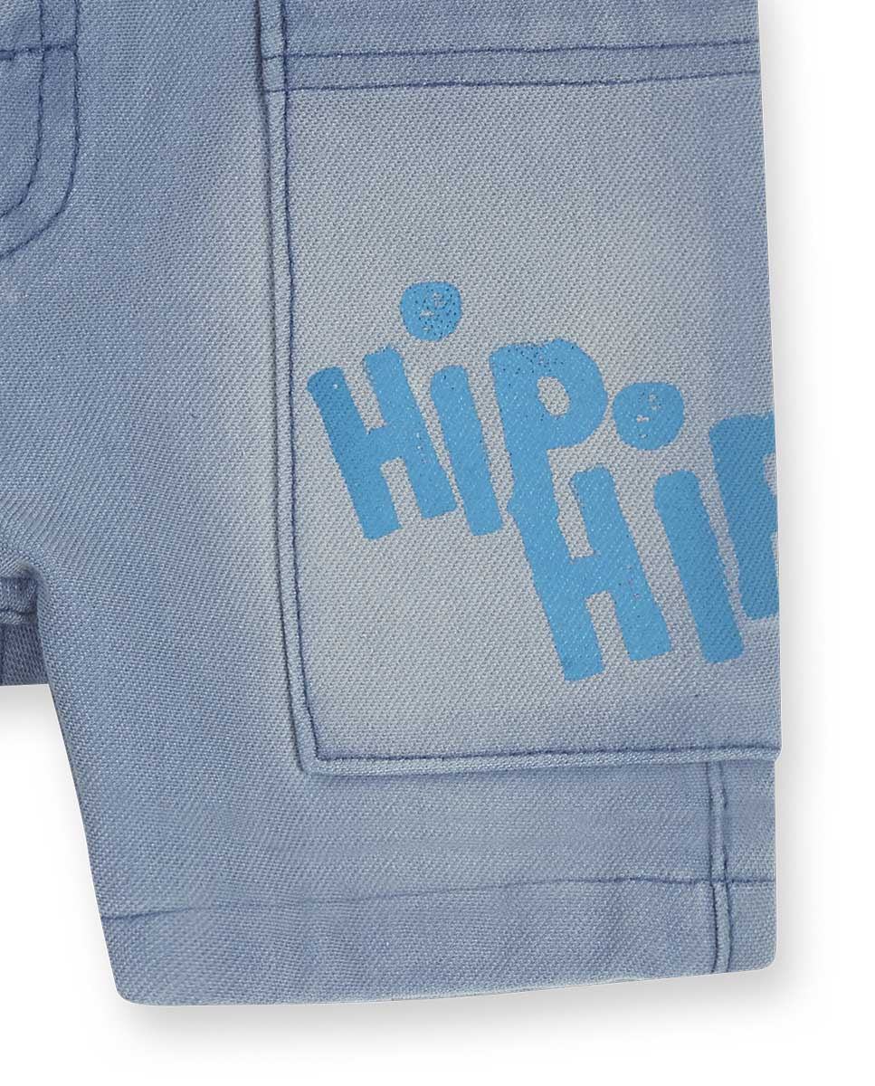 Bermuda denim azul niño Hip Hip Hooray!