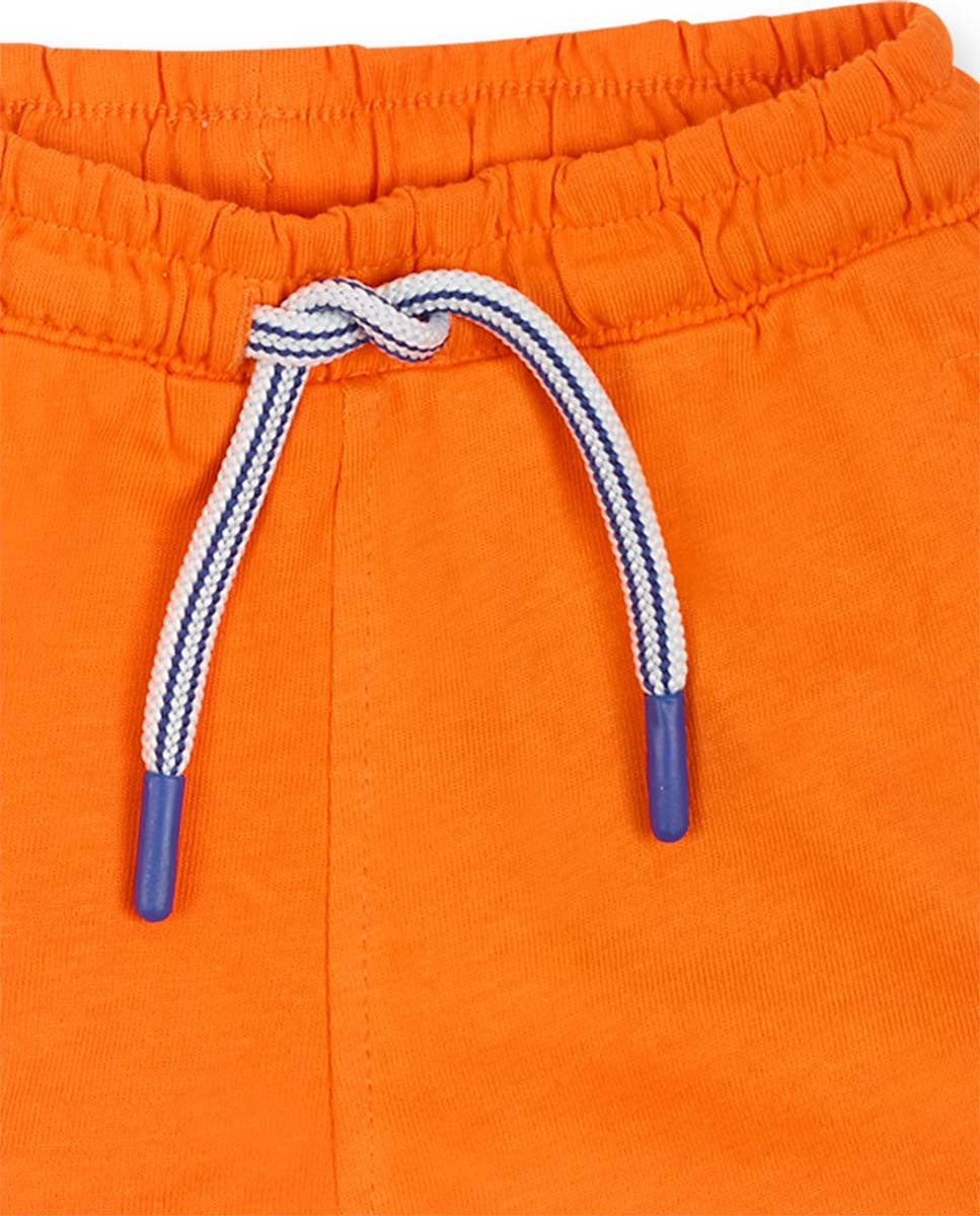 Conjunto punto naranja azul niño Eco-Safari