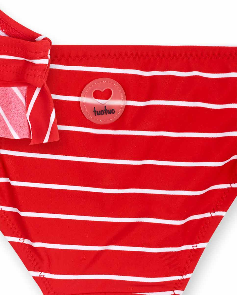 Bikini rojo niña Beach Day