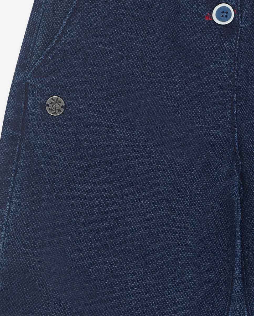 Pantalón denim azul niña Hello Playa