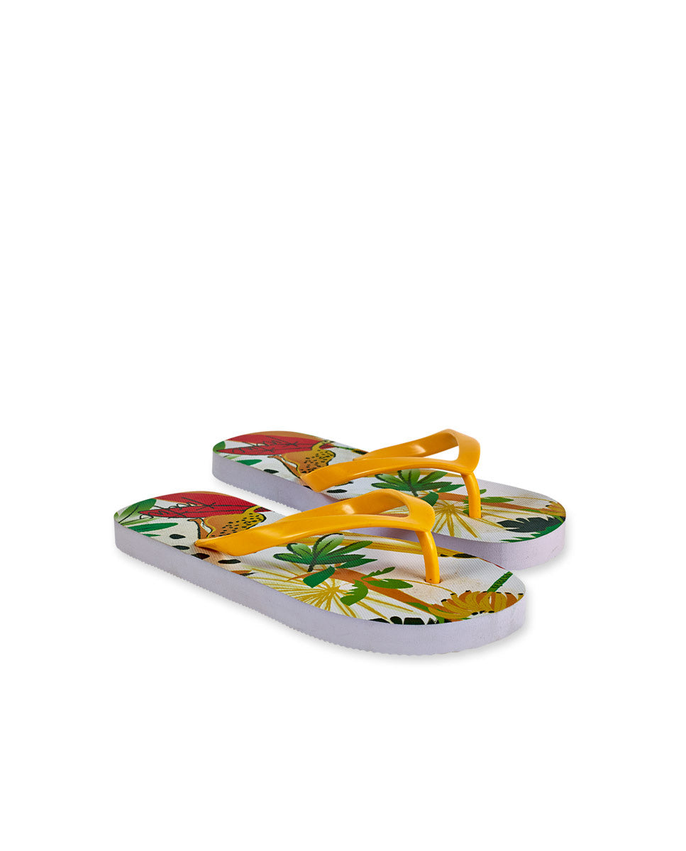 Chanclas blanco niña Tropic Feelings
