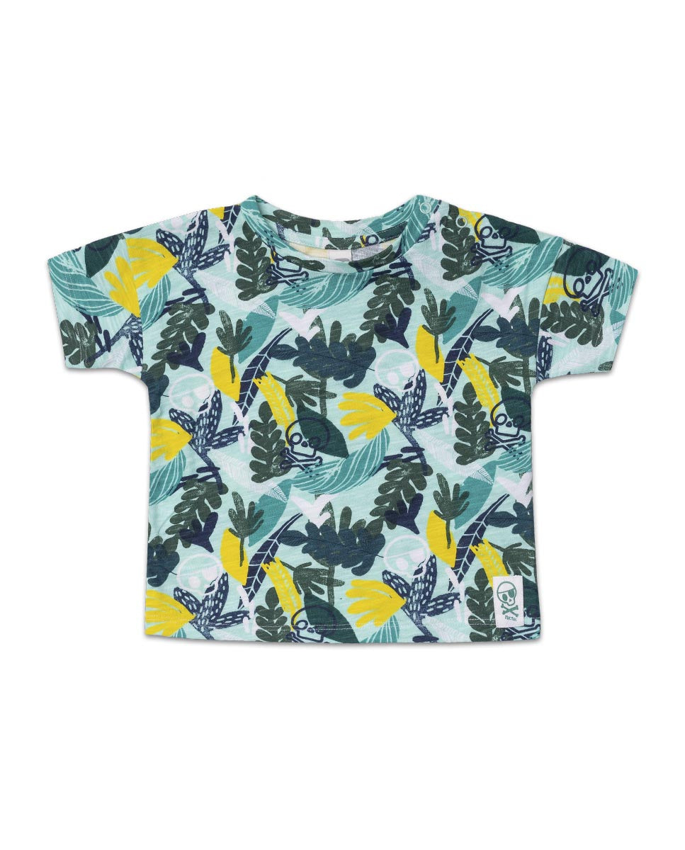 Camistea punto verde estampado niño Treasure Island
