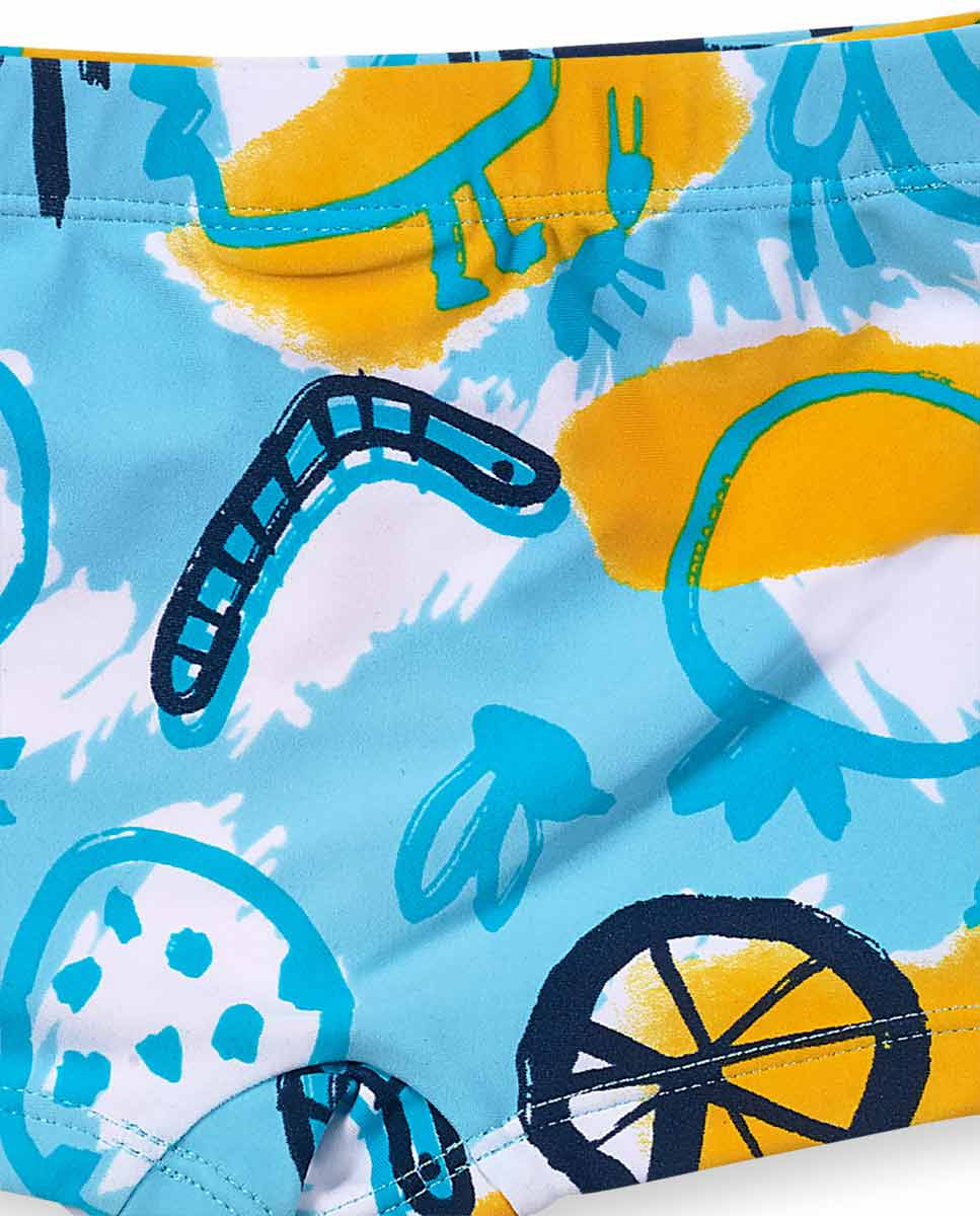 Bañador boxer azul niño Tiny Critters