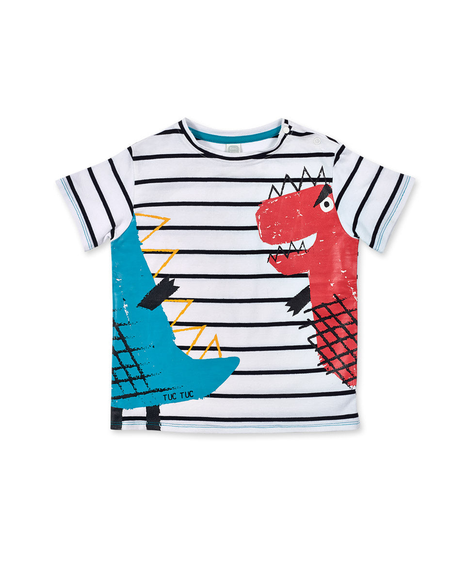 Camiseta punto blanco niño Juicy