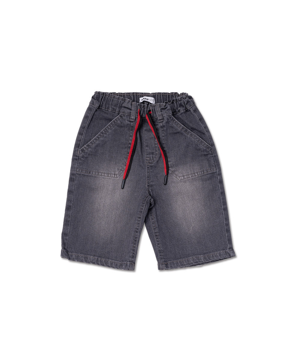Bermuda plana gris niño Wild thing