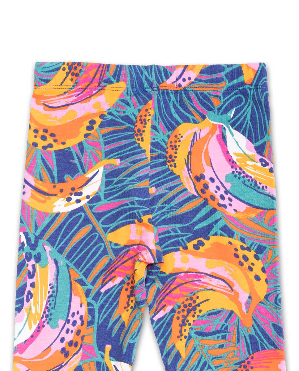 Leggings largo punto estampado niña Full Bloom
