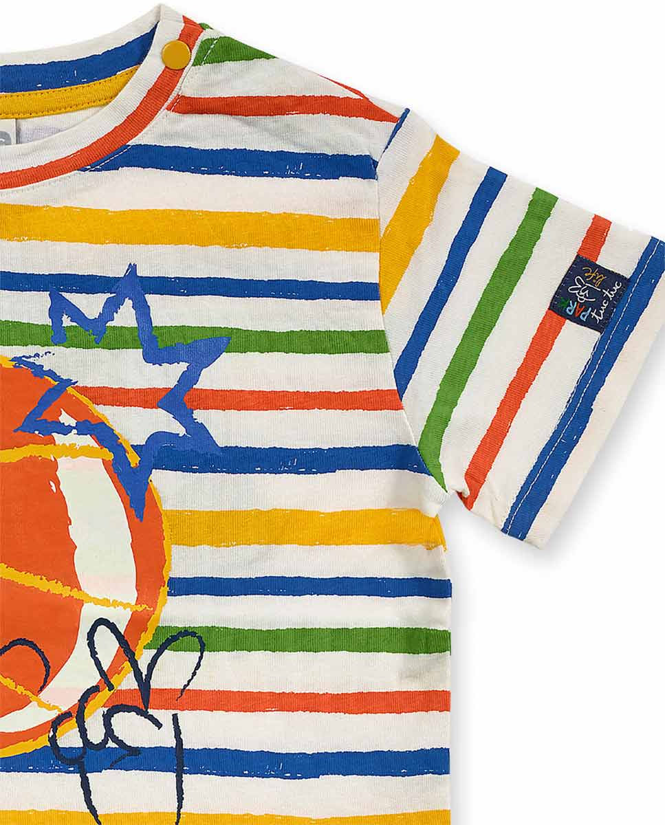 Camiseta punto rayas colores niño Park Life