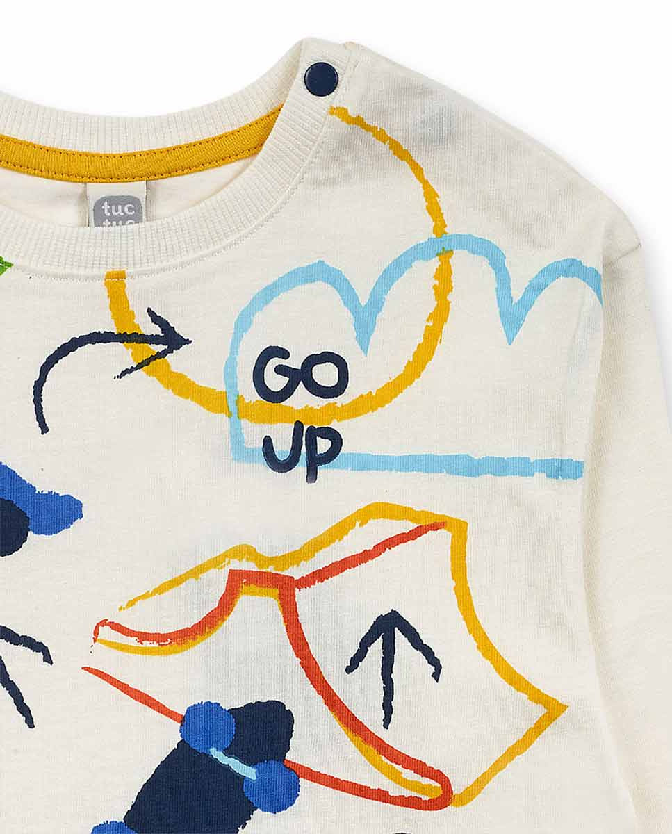 Camiseta punto beige niño Park Life