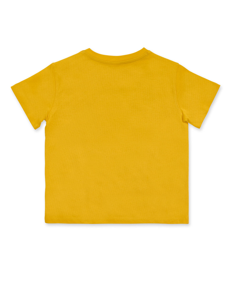 Camiseta punto naranja niña Park Life