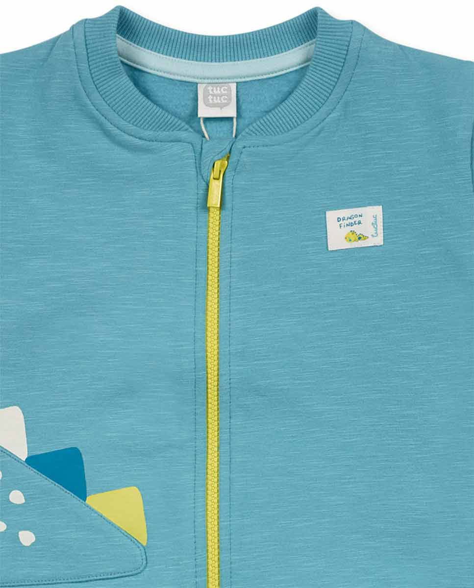 Conjunto felpa punto azul niño Dragon Finder