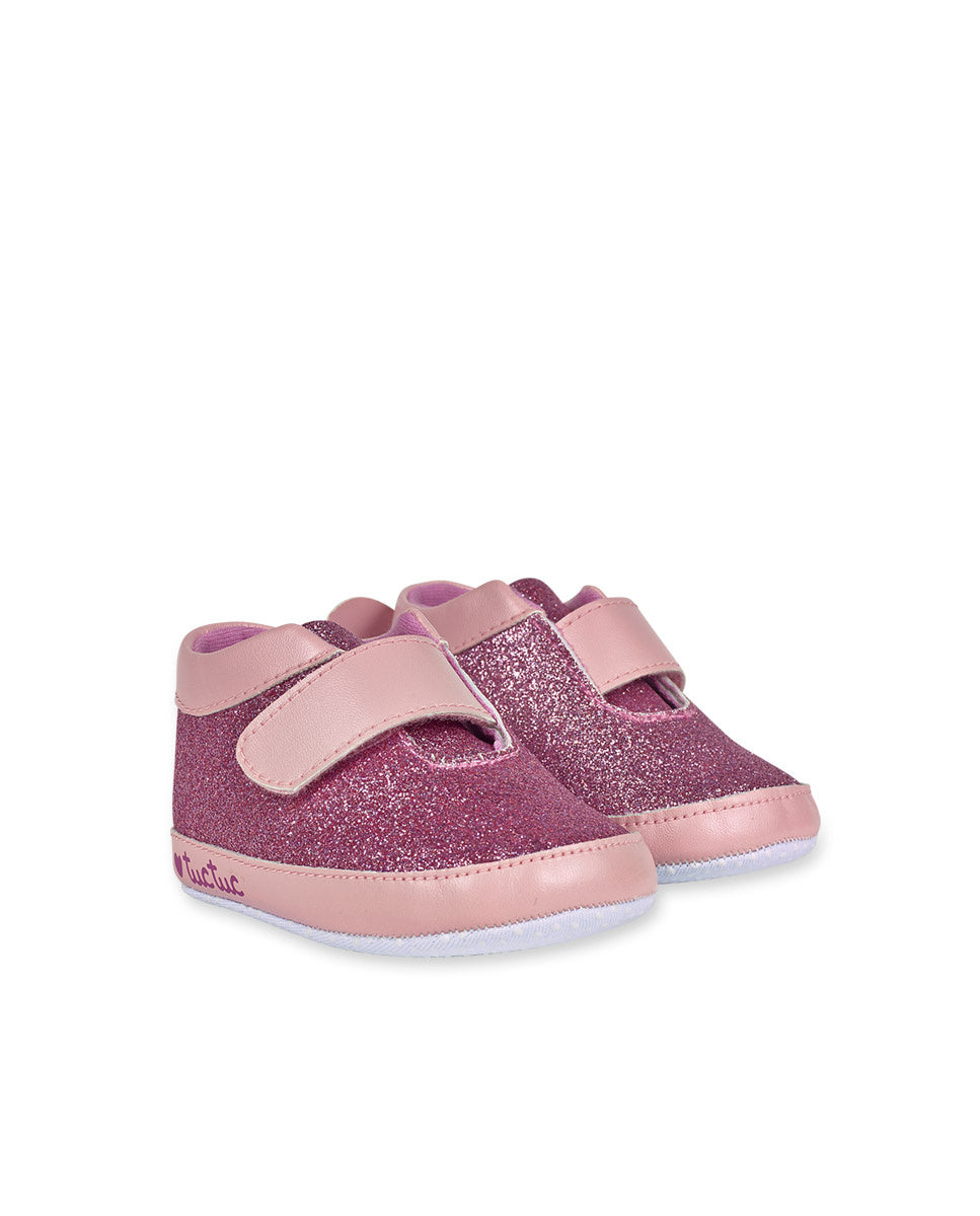 Zapatitos polipiel rosa niña Dragon Finder
