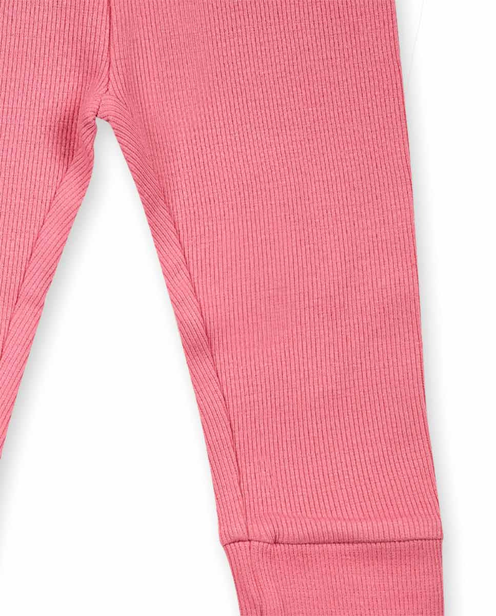 Conjunto felpa punto rosa niña Happy Cookies