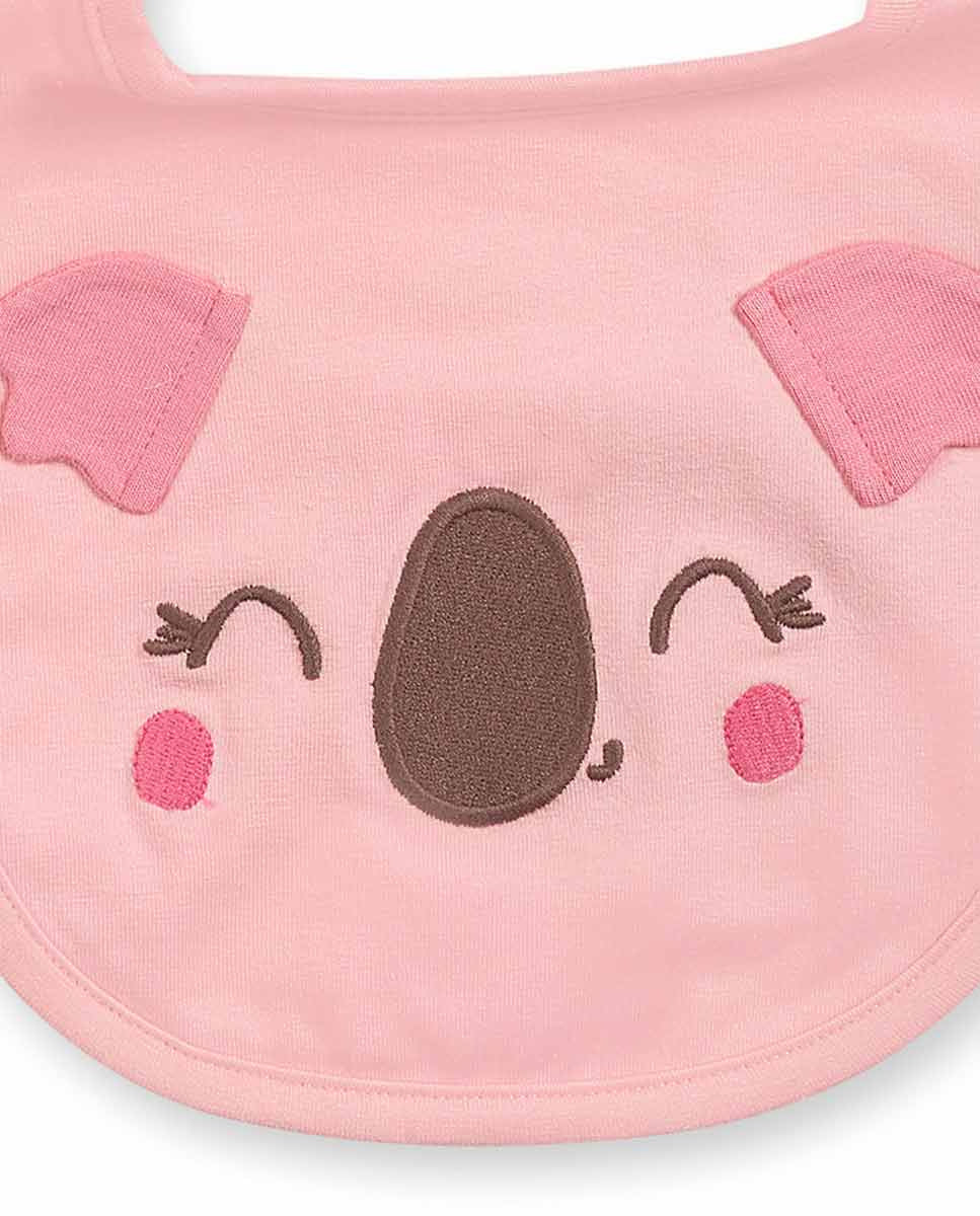 Pack 2 baberos bandana rosa niña Happy Cookies