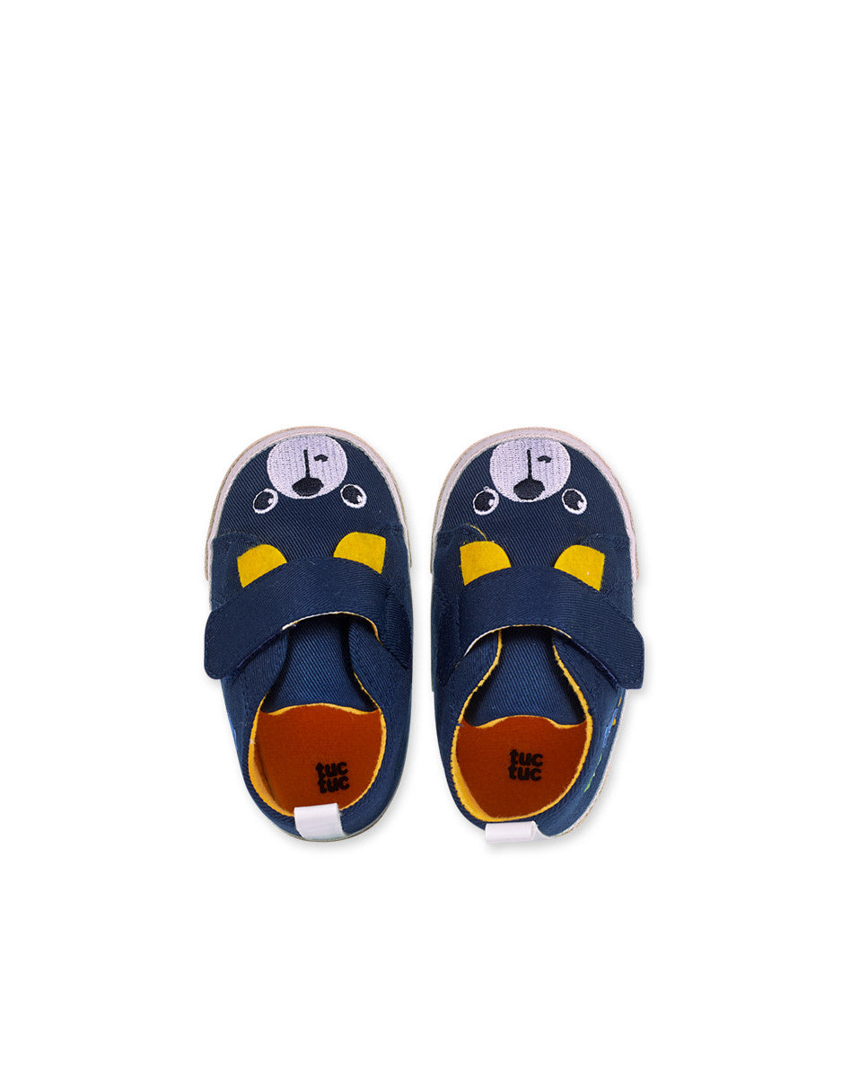 Zapatitos plana azul niño Pugs Life