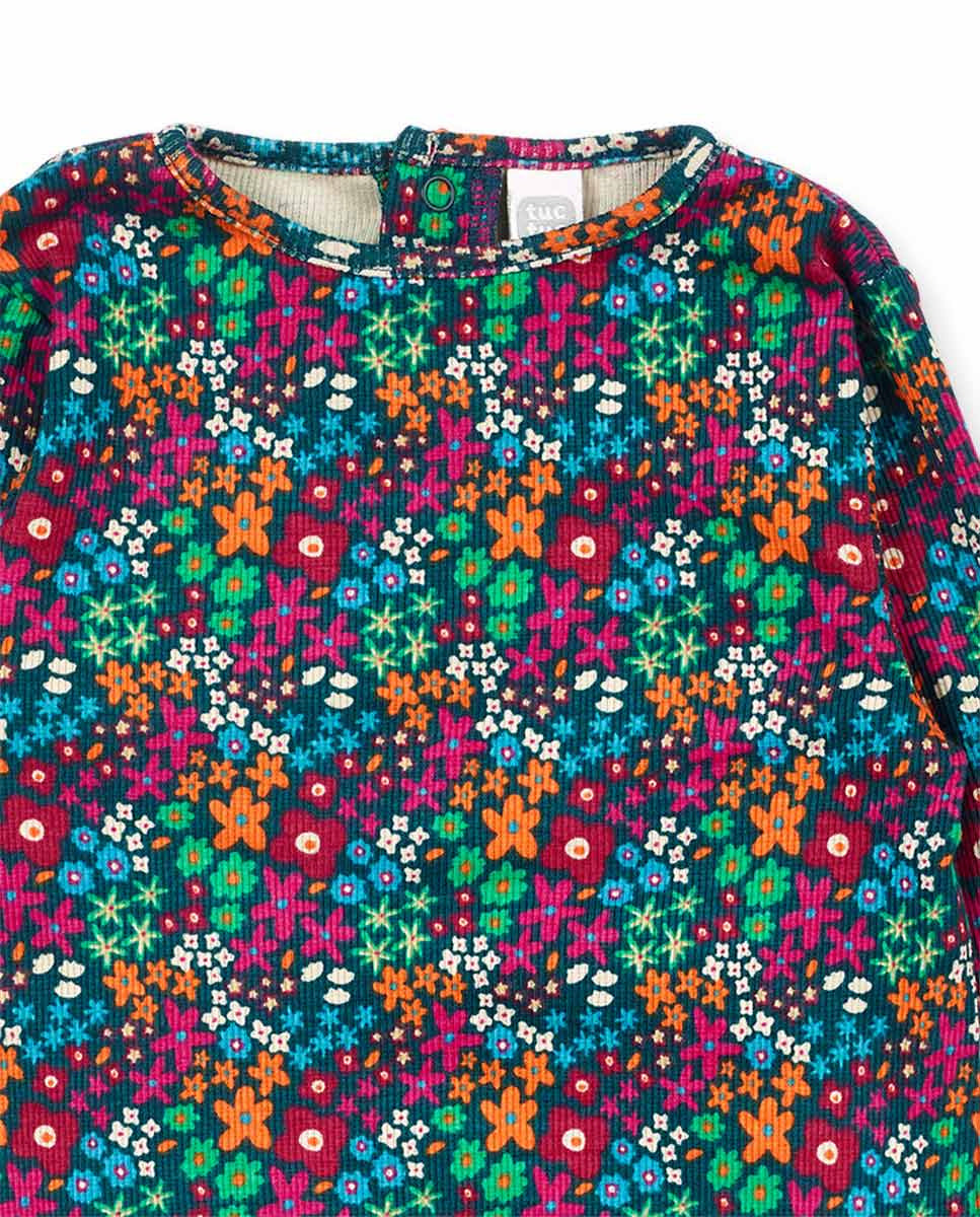 Conjunto sarga punto rosa niña Trecking Time