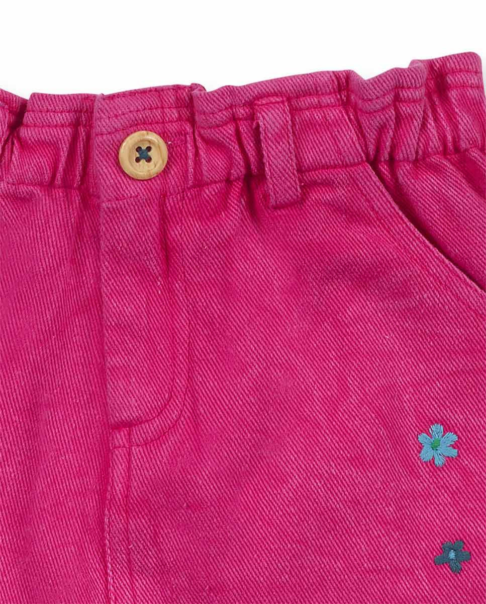 Falda plana rosa niña Trecking Time