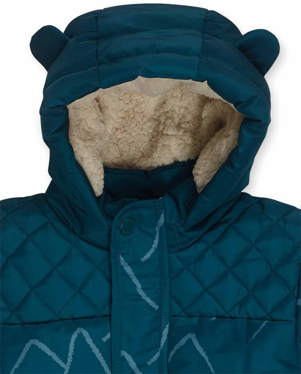 Parka verde niño Trecking Time