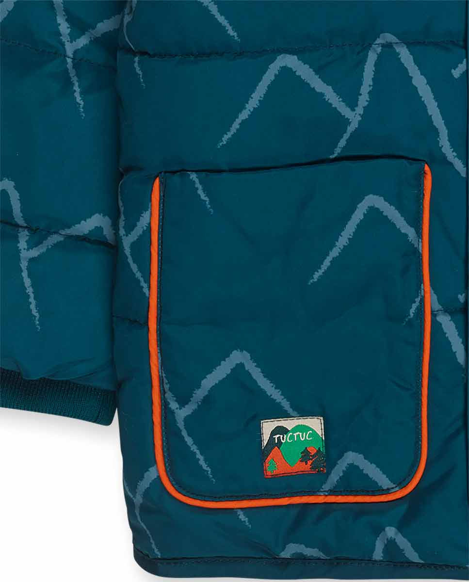 Parka verde niño Trecking Time