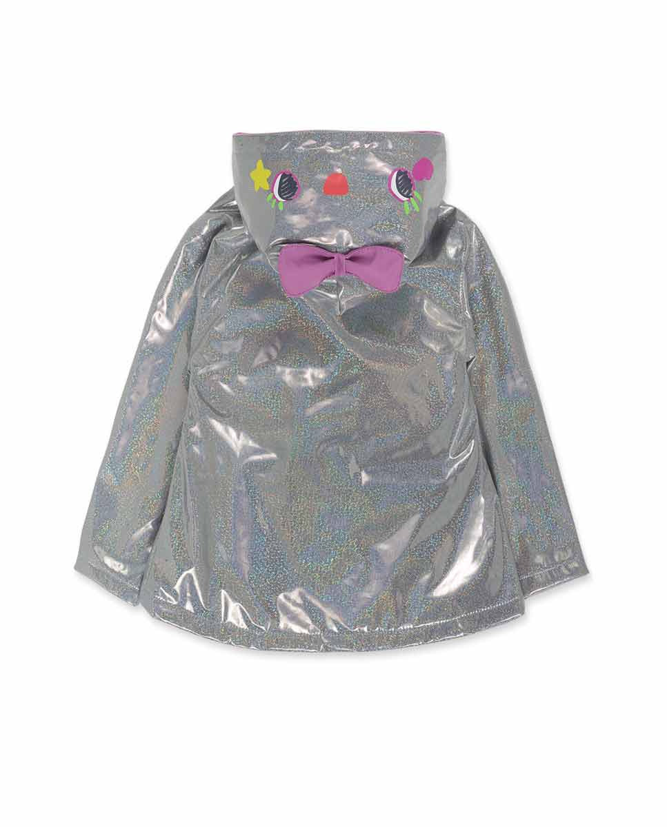 Gabardina gris niña Robot Maker