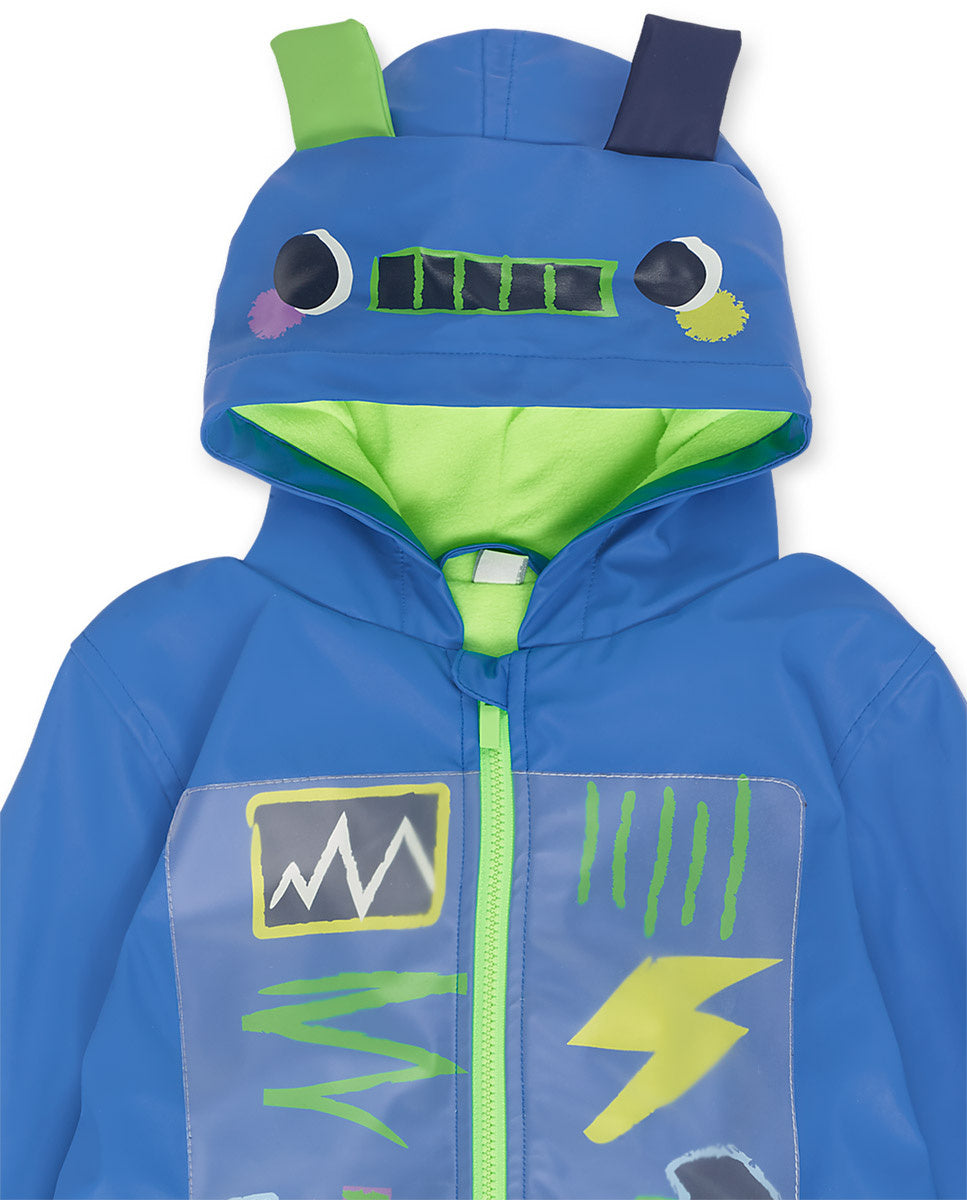 Gabardina azul niño Robot Maker