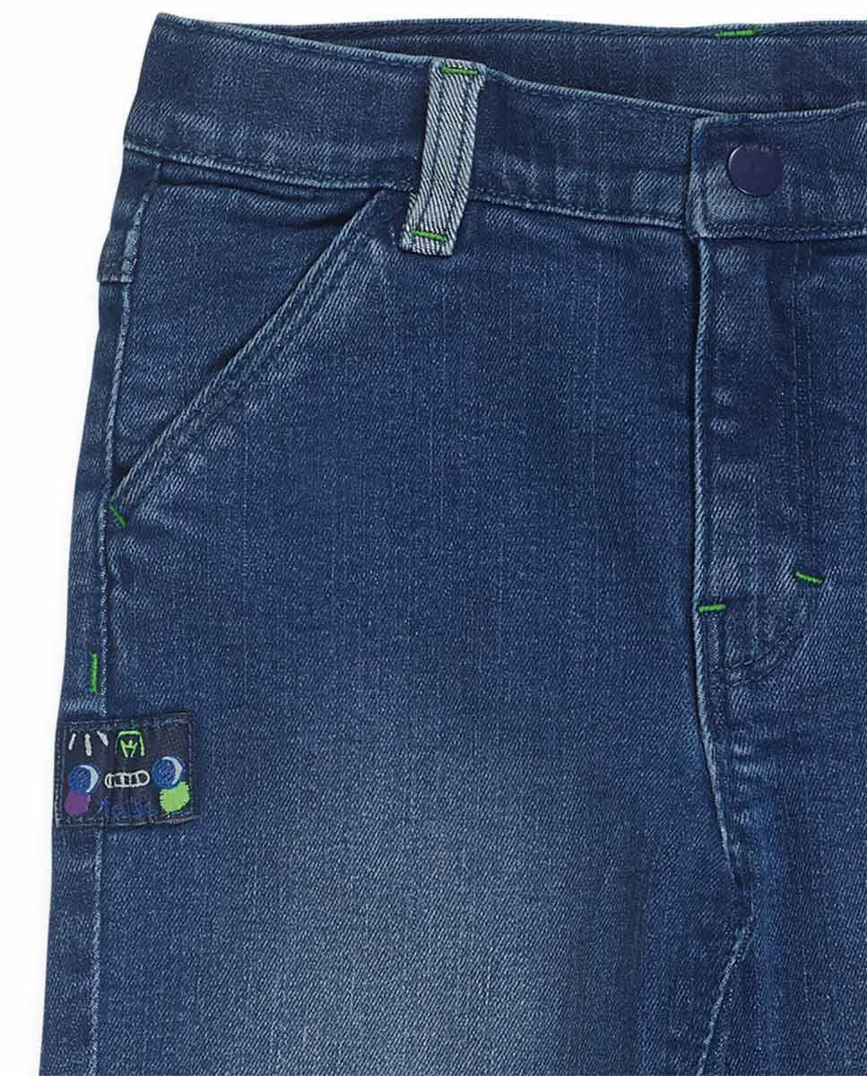 Pantalón denim azul Robot Maker