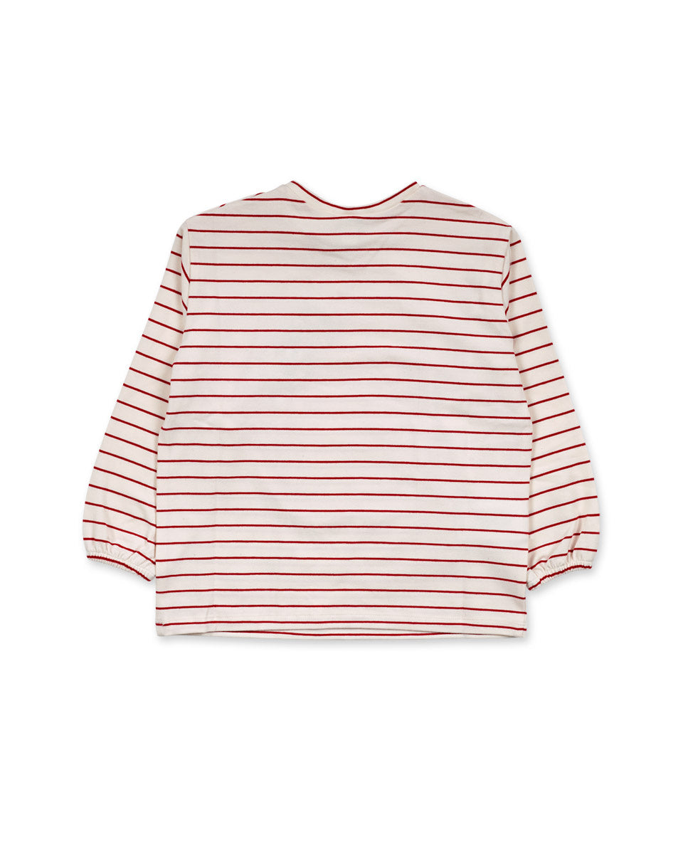 Camiseta punto blanco niña Besties