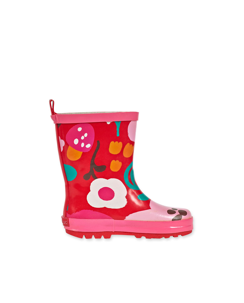 Botas de agua rojo niña Besties