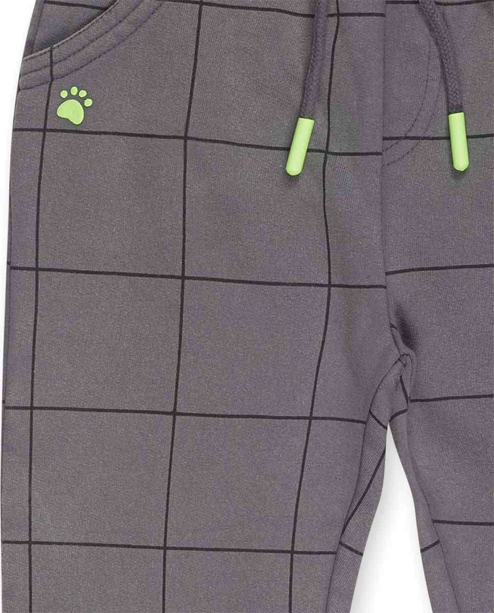 Pantalón felpa gris niño Cattitude