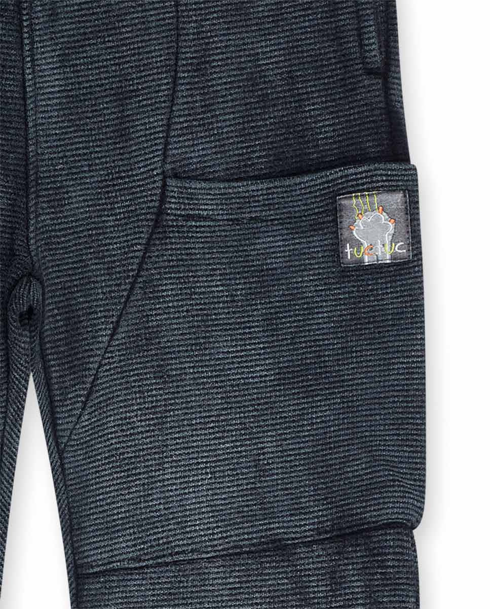 Pantalón punto gris niño Cattitude