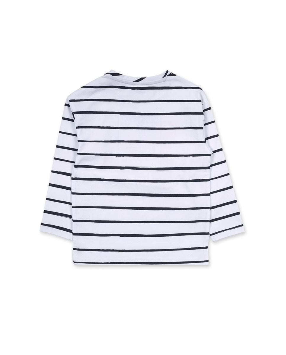 Camiseta punto blanco de niño Big Hugs