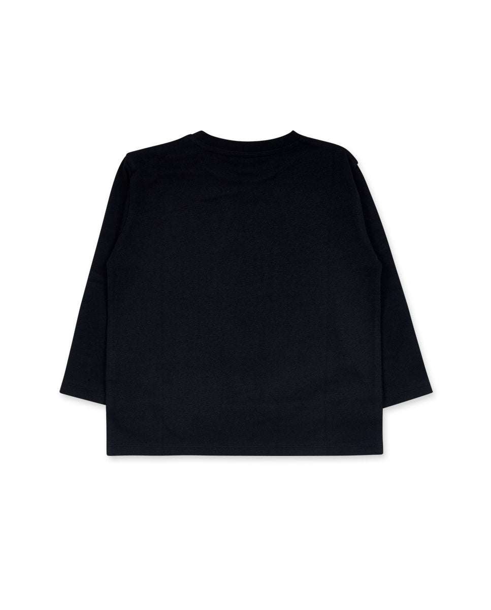 Camiseta punto negro de niño Big Hugs
