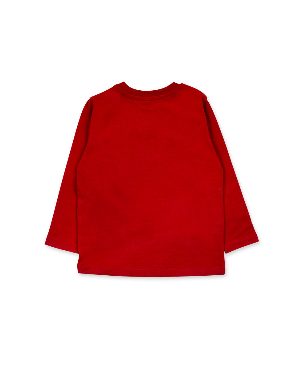 Camiseta punto rojo niño Road to Adventure