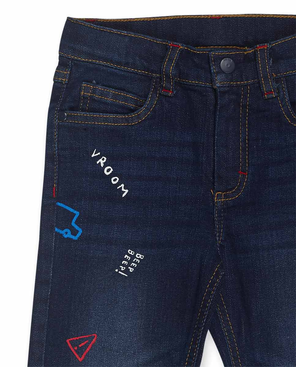 Pantalón denim azul niño Road to Adventure