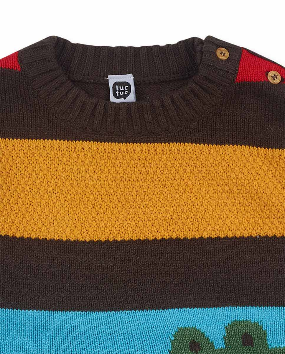Jersey tricot marrón niño My Troop