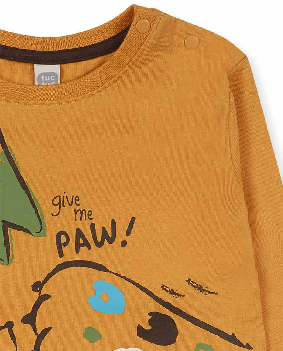 Camiseta punto amarillo niño My Troop