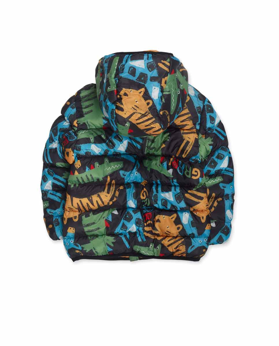 Parka acolchada marrón niño My Troop