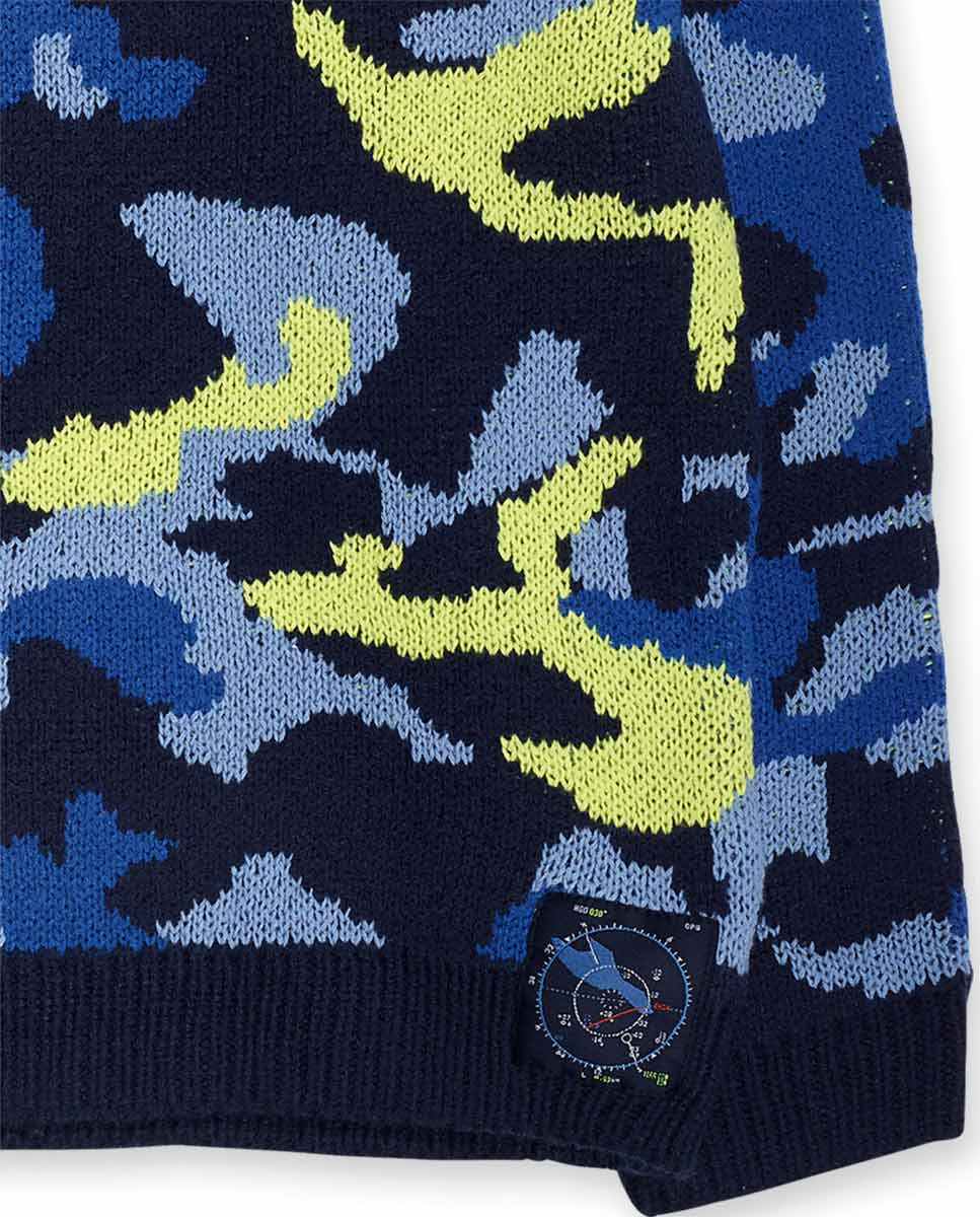 Jersey tricot azul niño Ocean Mistery