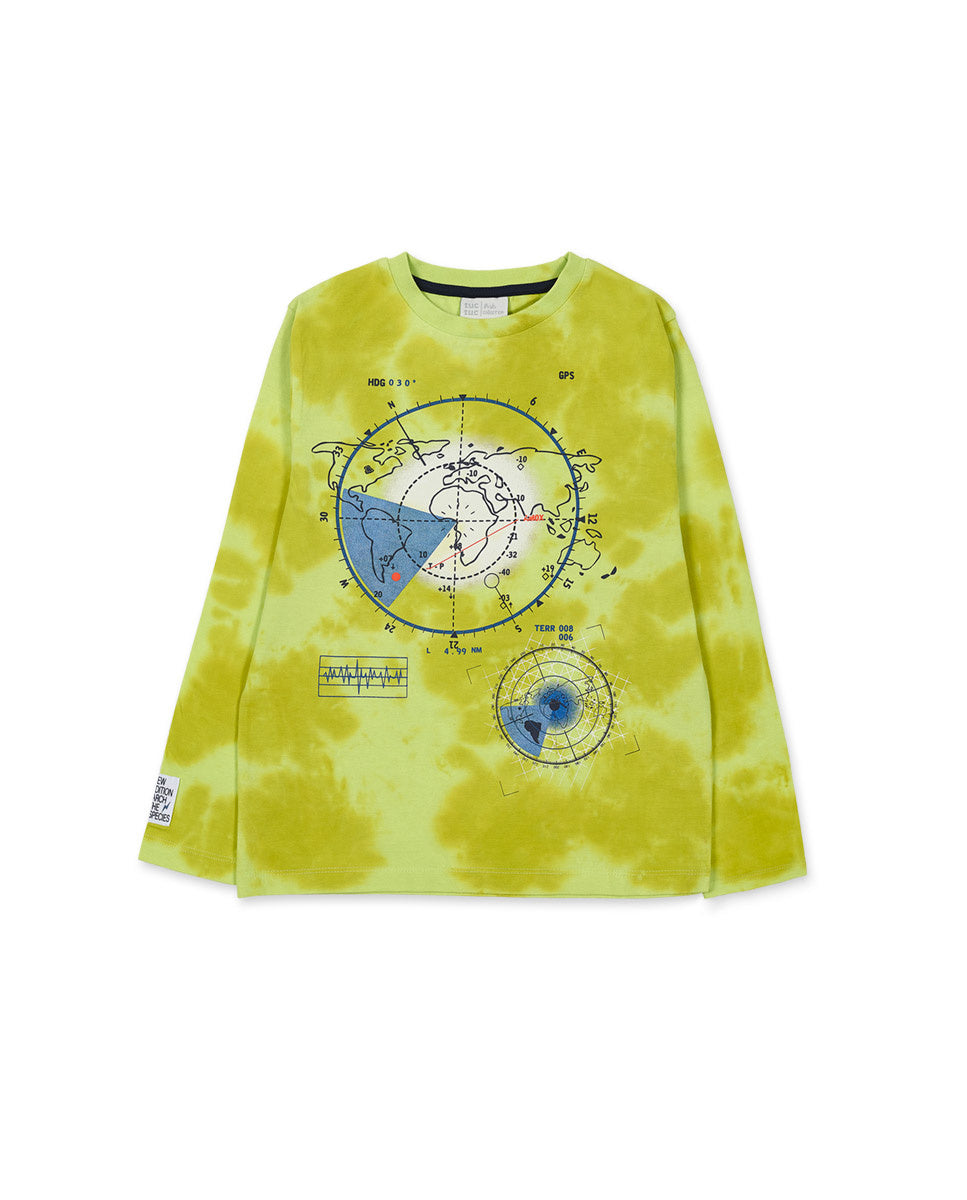 Camiseta punto amarillo niño Ocean Mistery