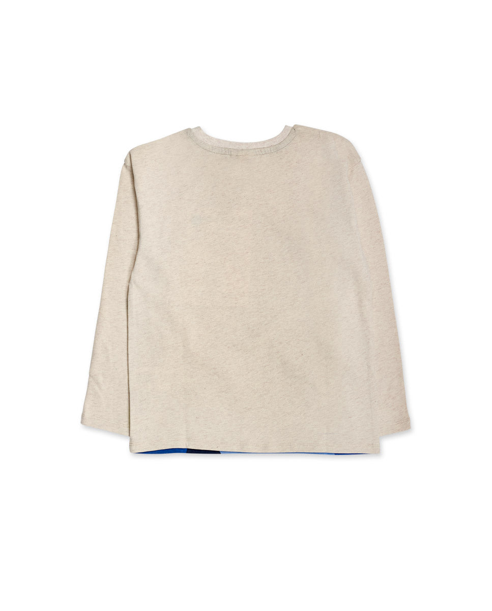 Camiseta punto gris niño Ocean Mistery