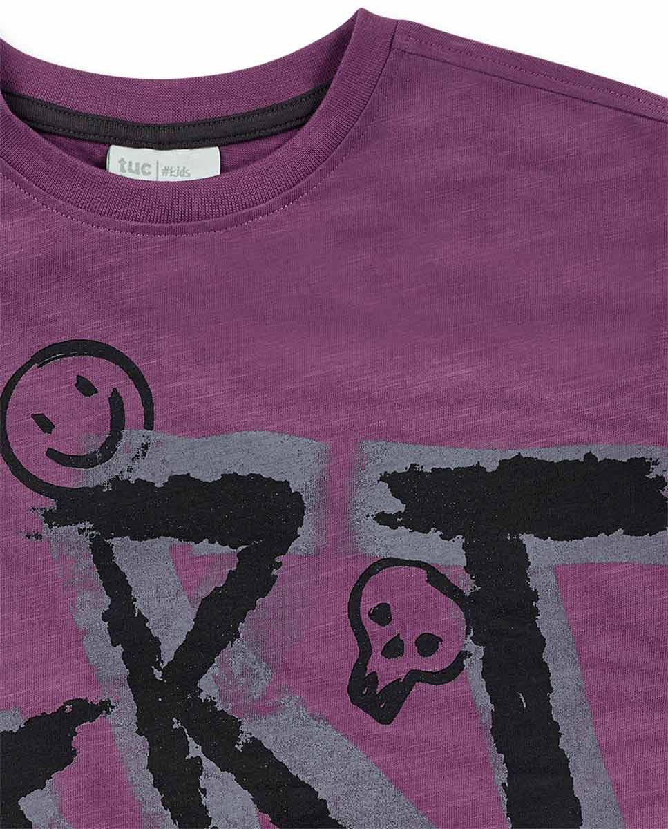 Camiseta punto lila niño The New Artists