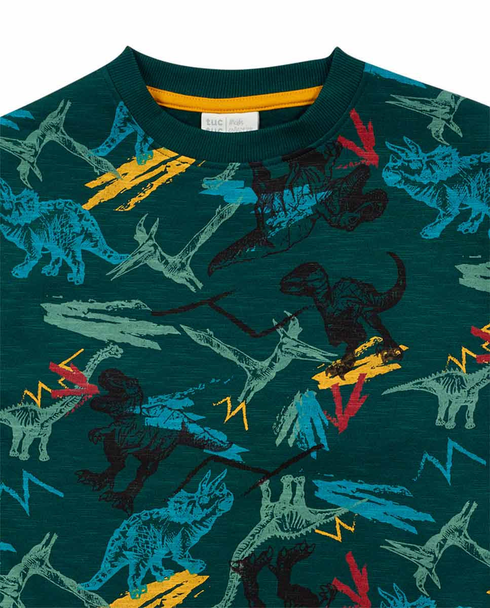 Sudadera felpa verde niño New Era