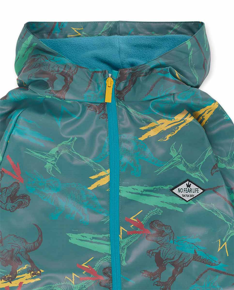 Gabardina verde niño New Era
