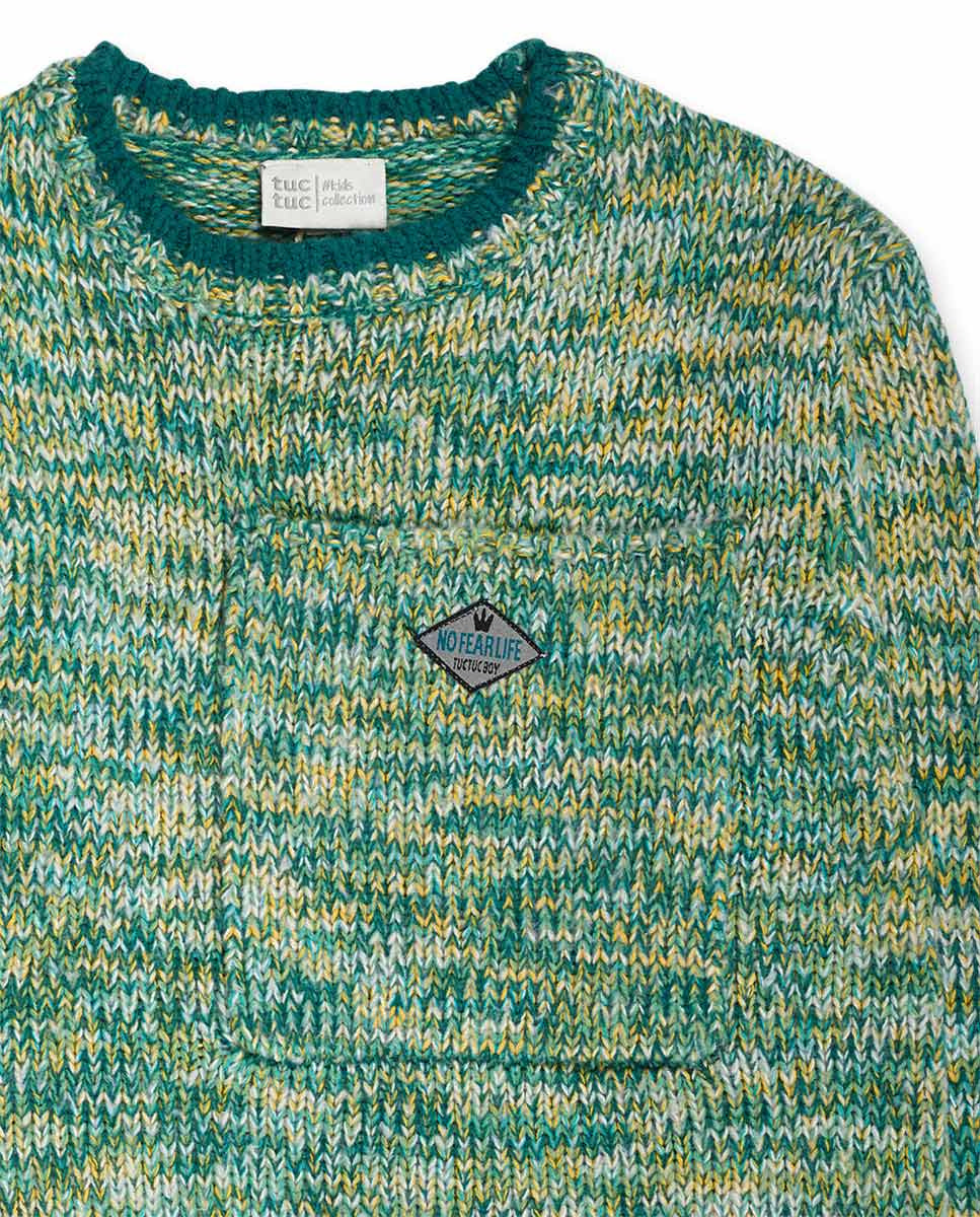 Jersey tricot verde niño New Era