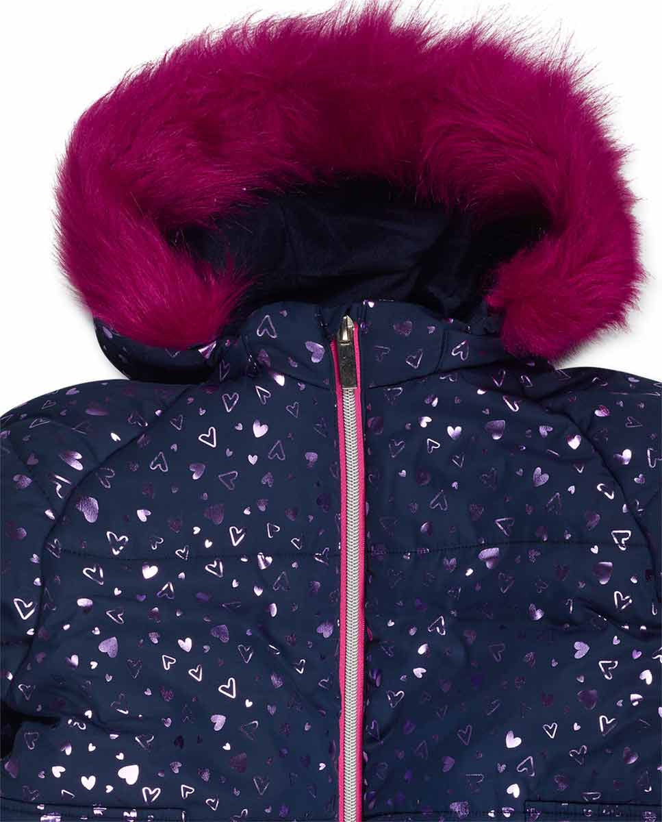 Parka acolchada azul niña Fav Things