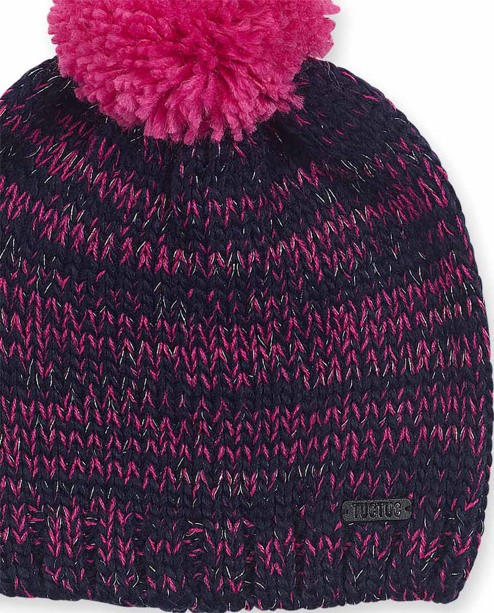 Gorro y bufanda tricot azul niña Fav Things