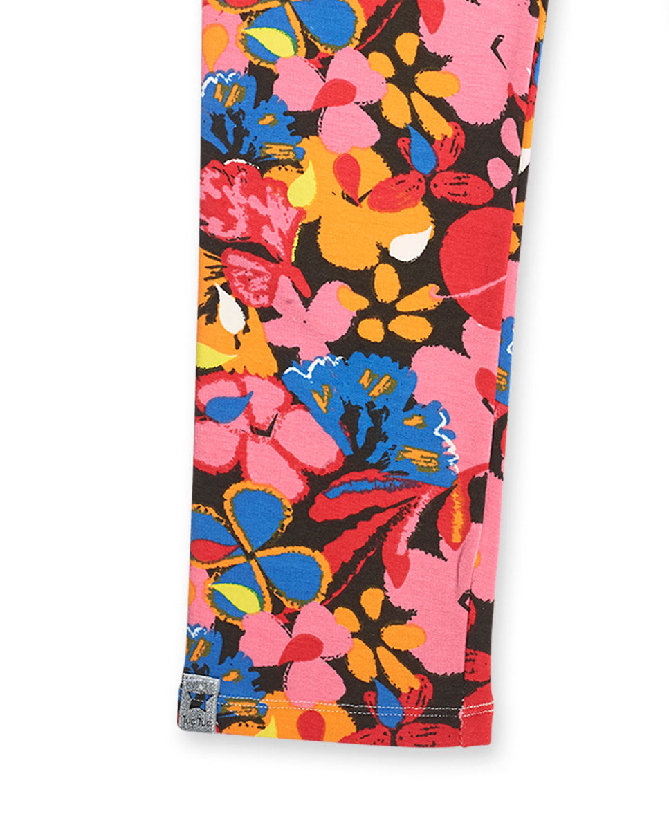 Legging punto estampado niña Natural Planet