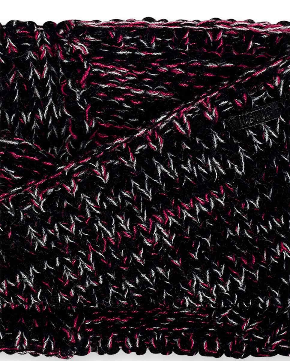 Gorro y bufanda tricot negro niña K-Pop