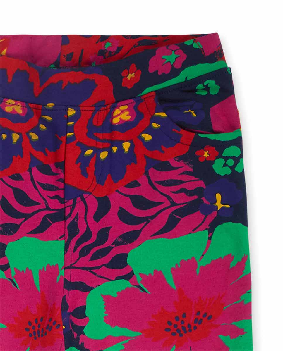 Conjunto felpa verde niña Wild Flower
